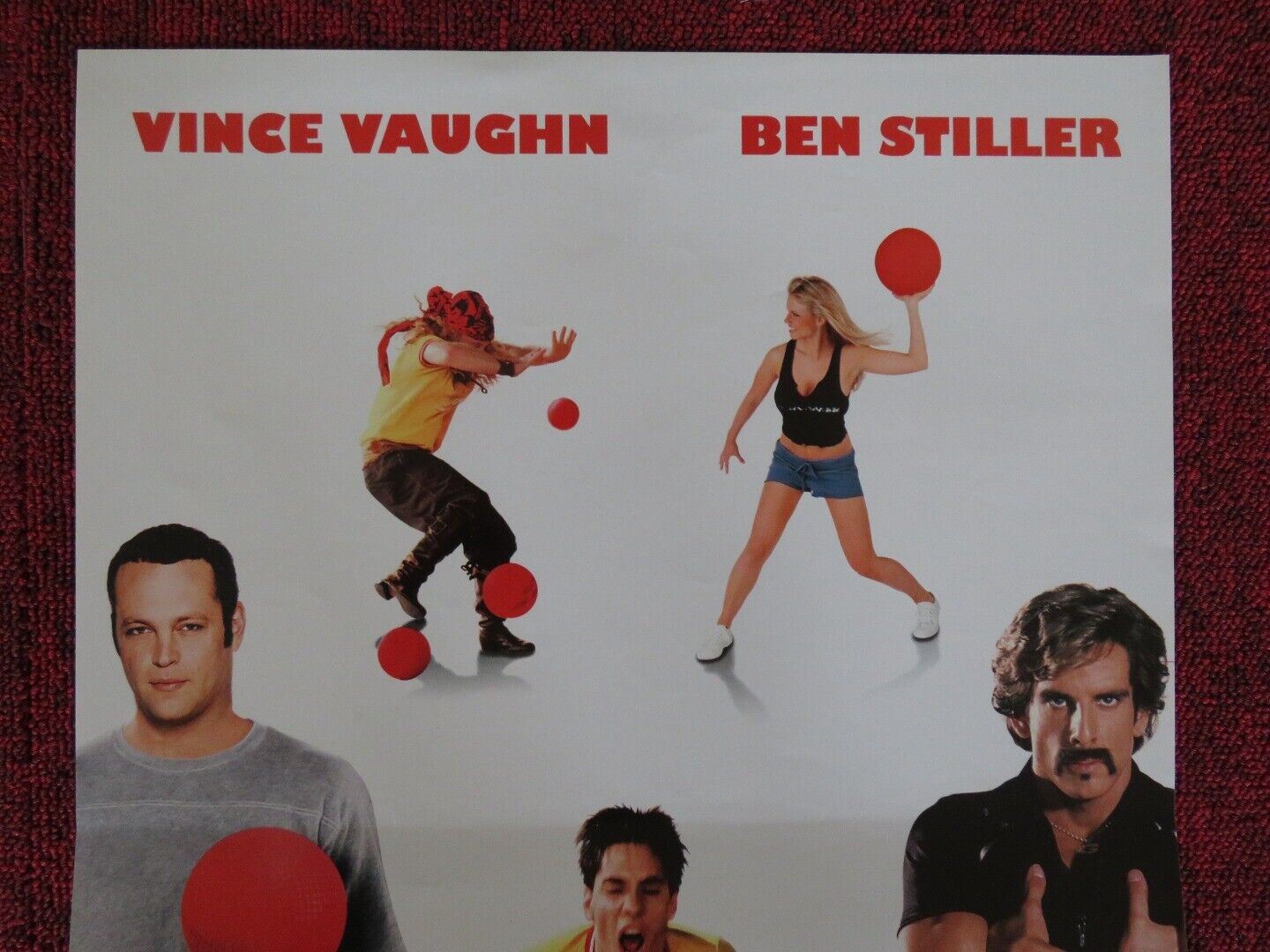 DODGEBALL: A TRUE UNDERDOG STORY ITALIAN LOCANDINA (27.5"x13") POSTER V. VAUGHN - Rendezvous Cinema
