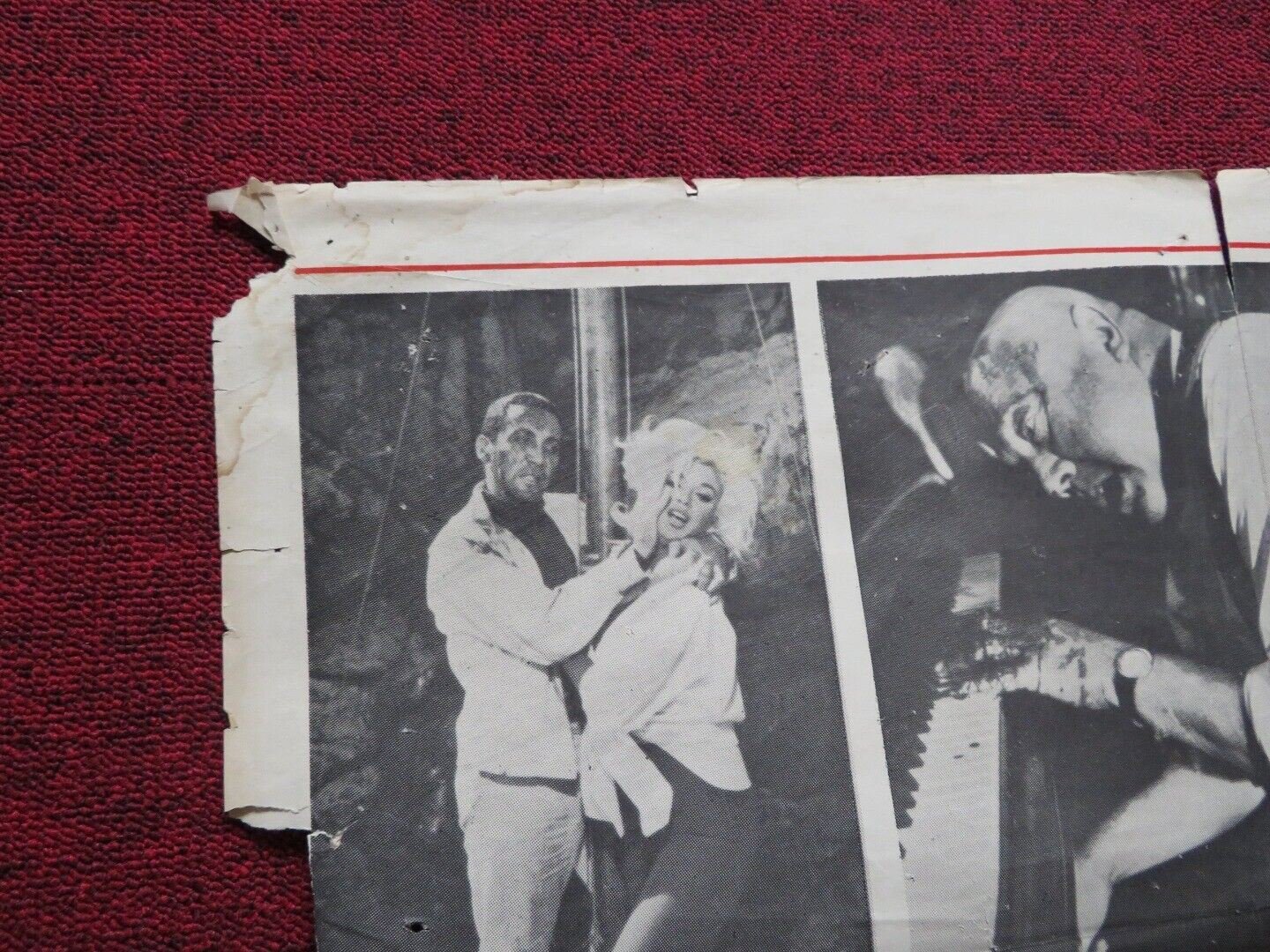 DOG EAT DOG! / WHEN STRANGERS MEET FOLDED US ONE SHEET POSTER J. MANSFIELD 1964 Movie posters