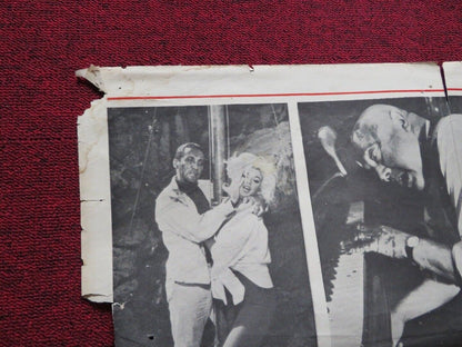 DOG EAT DOG! / WHEN STRANGERS MEET FOLDED US ONE SHEET POSTER J. MANSFIELD 1964 Movie posters