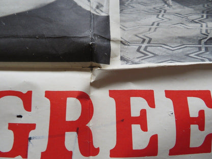 DOG EAT DOG! / WHEN STRANGERS MEET FOLDED US ONE SHEET POSTER J. MANSFIELD 1964 Movie posters