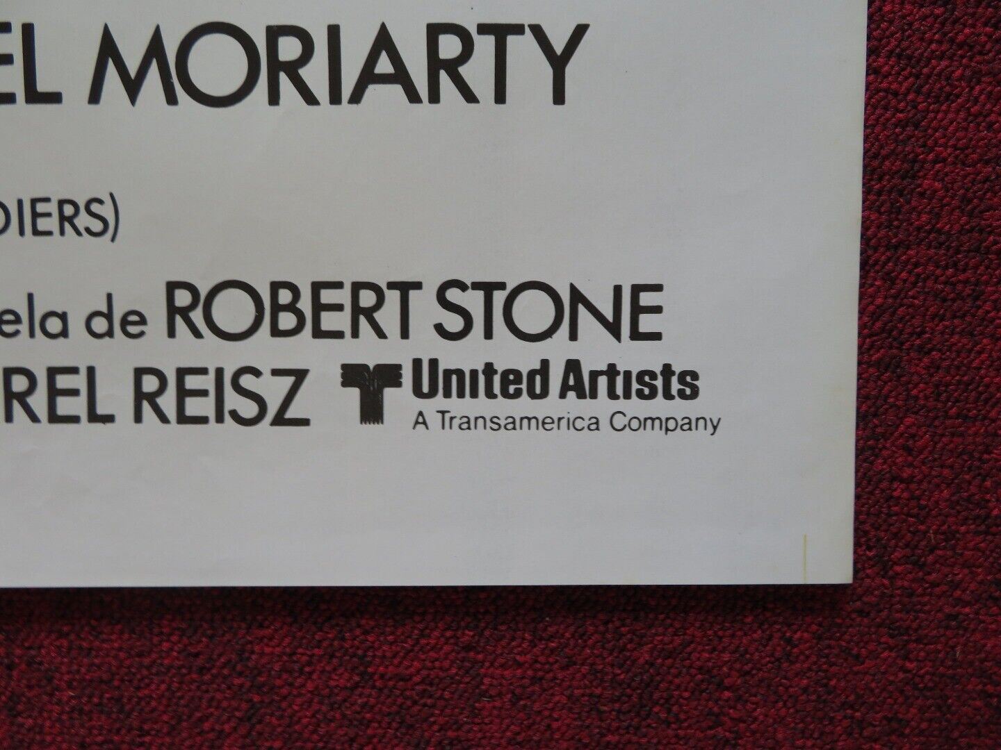 DOG SOLDIERS / WHO'LL STOP THE RAIN SPANISH ROLLED POSTER NICK NOLTE 1978 Movie posters