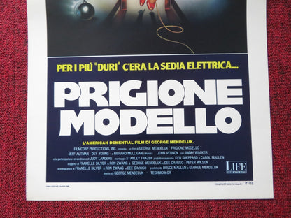 DOIN' TIME ITALIAN LOCANDINA POSTER JEFF ALTMAN DEY YOUNG 1985 Rendezvous Cinema Movie posters