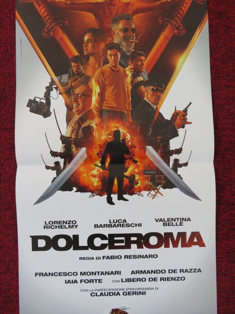 DOLCEROMA ITALIAN LOCANDINA (26.5"x12.5") POSTER LORENZO RICHELMY 2019 Rendezvous Cinema Movie posters
