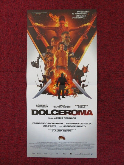 DOLCEROMA ITALIAN LOCANDINA (26.5"x12.5") POSTER LORENZO RICHELMY 2019 Rendezvous Cinema Movie posters