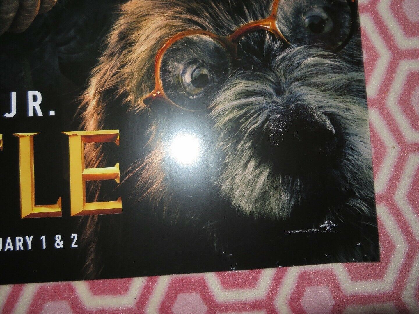 DOLITTLE QUAD (30"x 40") ROLLED POSTER ROBERT DOWNEY JR. ANTONIO BANDERAS 2020 Rendezvous Cinema Movie posters