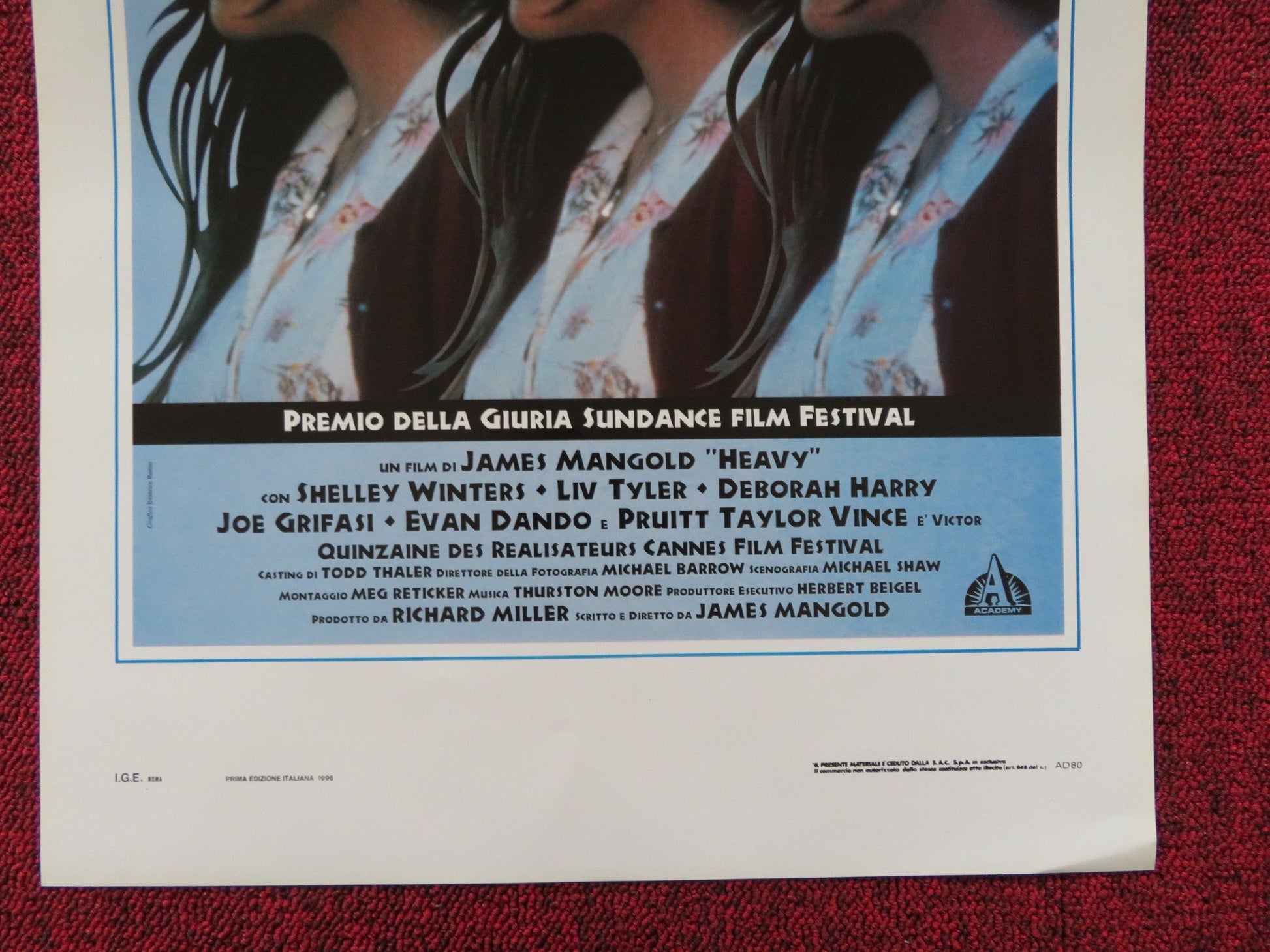 DOLLY'S RESTAURANT / HEAVY ITALIAN LOCANDINA POSTER SHELLEY WINTERS L TYLER 1996 Rendezvous Cinema Movie posters