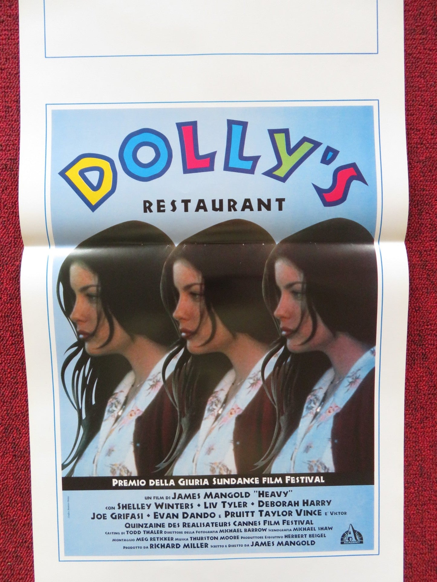 DOLLY'S RESTAURANT / HEAVY ITALIAN LOCANDINA POSTER SHELLEY WINTERS L TYLER 1996 Rendezvous Cinema Movie posters