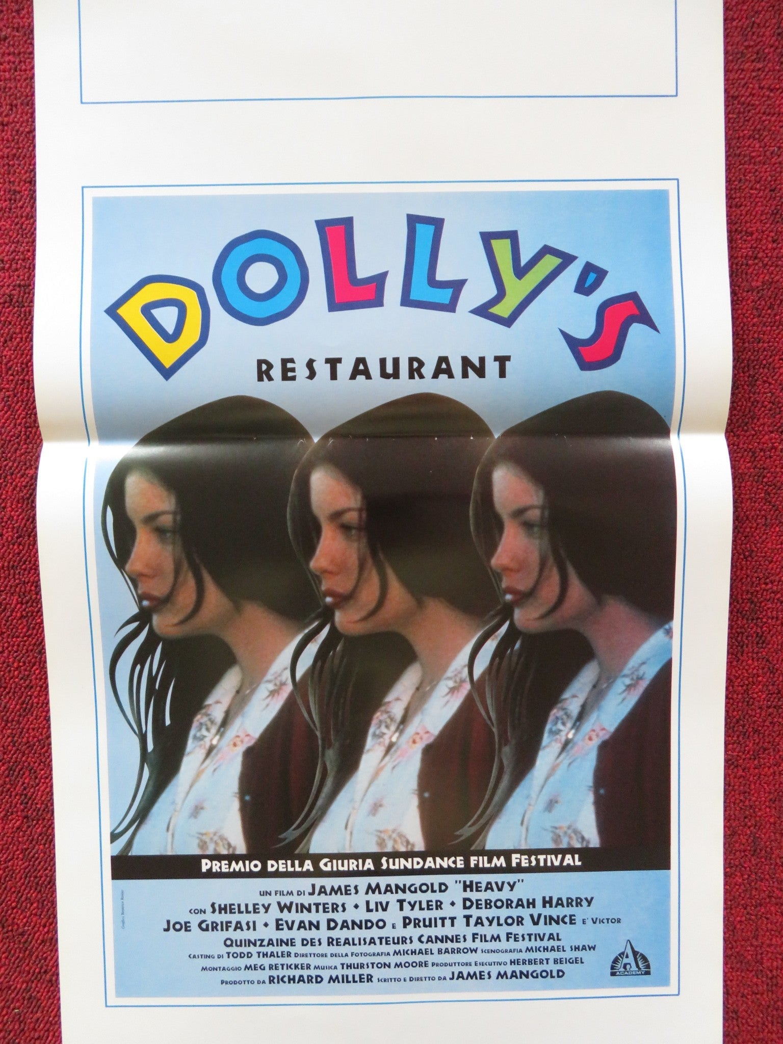 DOLLY'S RESTAURANT / HEAVY ITALIAN LOCANDINA POSTER SHELLEY WINTERS L TYLER 1996 Rendezvous Cinema Movie posters