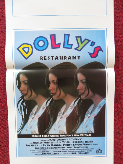 DOLLY'S RESTAURANT / HEAVY ITALIAN LOCANDINA POSTER SHELLEY WINTERS L TYLER 1996 Rendezvous Cinema Movie posters