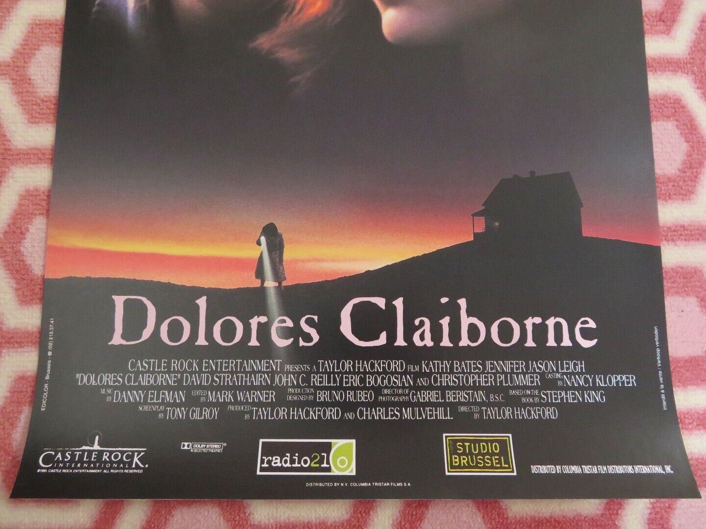 DOLORES CLAIBORNE BELGIUM (20"x 13") POSTER KATHY BATES JENNIFER JASON LEIGH Movie posters