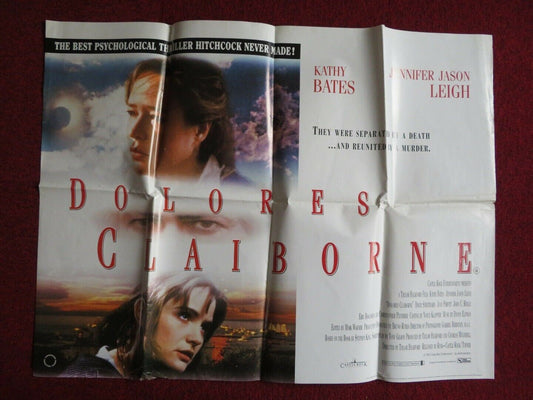 DOLORES CLAIBORNE UK QUAD POSTER KATHY BATES JENNIFER JASON LEIGH 1995 Movie posters