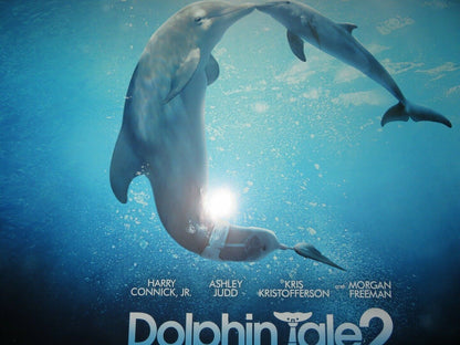 DOLPHIN TALE 2 QUAD (30"x 40") ROLLED POSTER HARRY CONNICK JR. MORGAN FREEMAN Movie posters