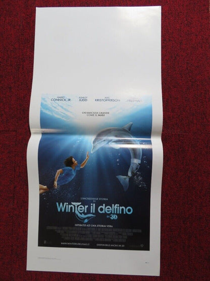 DOLPHIN TALE ITALIAN LOCANDINA (27.5"x13") POSTER HARRY CONNICK JR. 2011 - Rendezvous Cinema