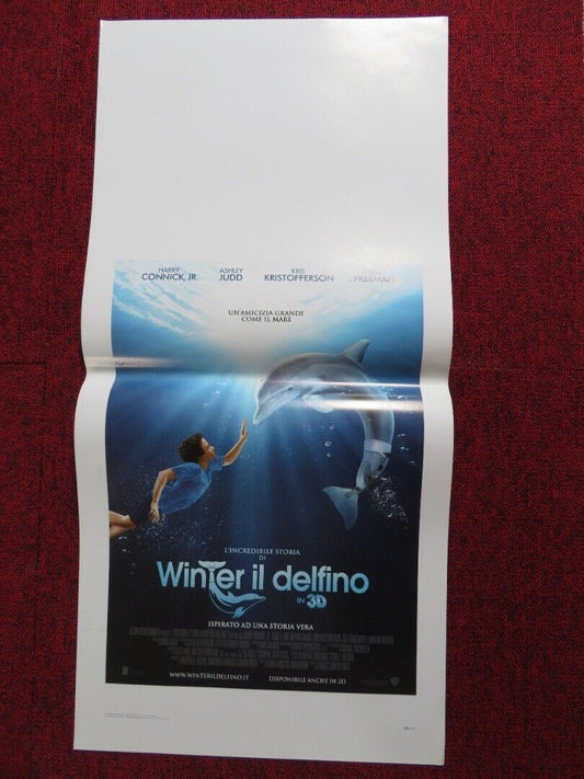 DOLPHIN TALE ITALIAN LOCANDINA (27.5"x13") POSTER HARRY CONNICK JR. 2011 - Rendezvous Cinema