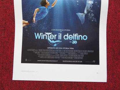 DOLPHIN TALE ITALIAN LOCANDINA (27.5"x13") POSTER HARRY CONNICK JR. 2011 - Rendezvous Cinema
