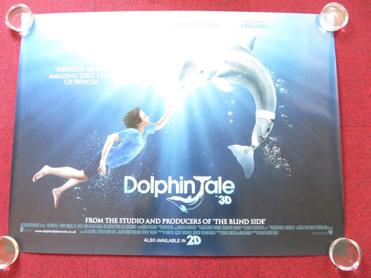 DOLPHIN TALE UK QUAD (30"x 40") ROLLED POSTER HARRY CONNICK JR. ASHLEY JUDD 2011 Rendezvous Cinema Movie posters