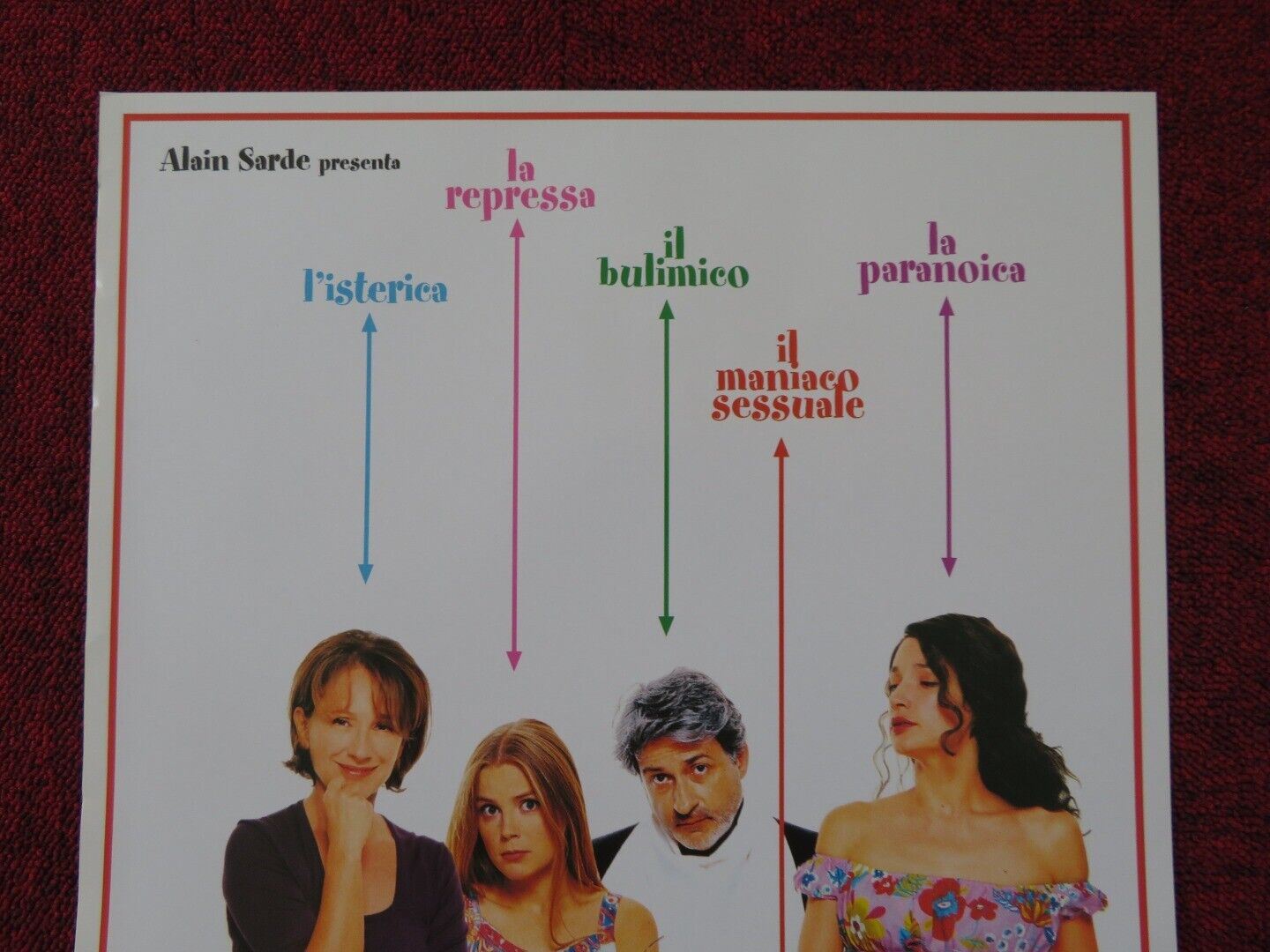 DOMANI ANDRA MEGLIO ITALIAN LOCANDINA (27.5"x13") POSTER NATHALIE BAYE 2000 Rendezvous Cinema Movie posters