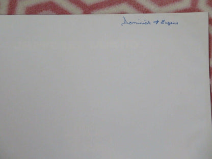 DOMINICK AND EUGENE VIDEO VHS POSTER FOLDED TOM HULCE RAY LIOTTA 1989 Movie posters