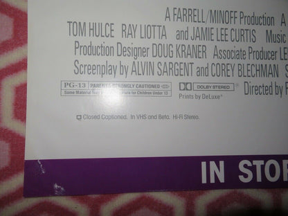 DOMINICK AND EUGENE VIDEO VHS POSTER FOLDED TOM HULCE RAY LIOTTA 1989 Movie posters