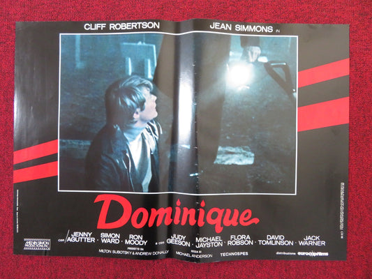DOMINIQUE - B ITALIAN FOTOBUSTA POSTER CLIFF ROBERTSON JEAN SIMMONS 1979 Rendezvous Cinema Movie posters