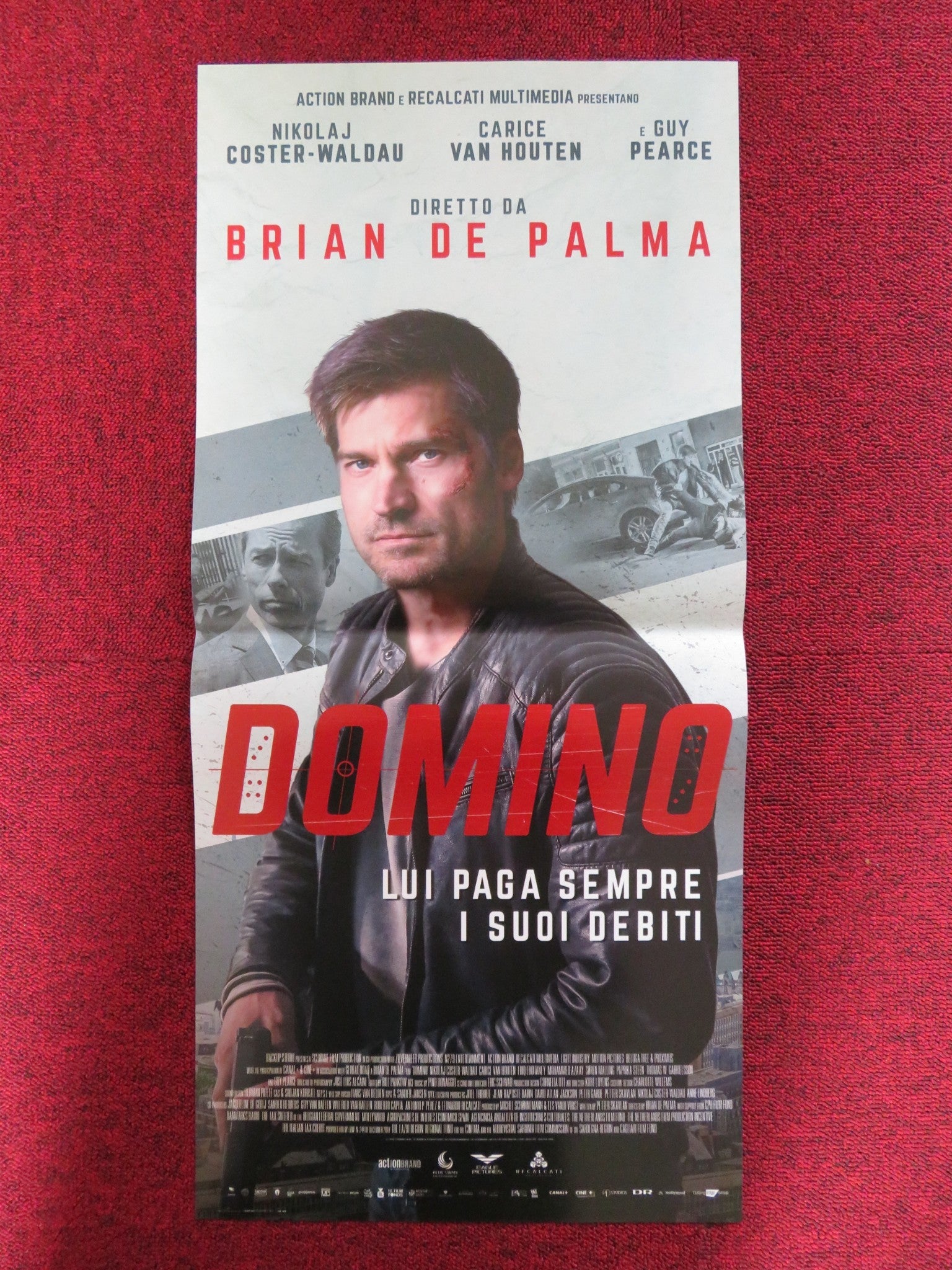 DOMINO ITALIAN LOCANDINA POSTER BRIAN DE PALMA NIKOLAJ COSTER WALDAU 2019 Rendezvous Cinema Movie posters