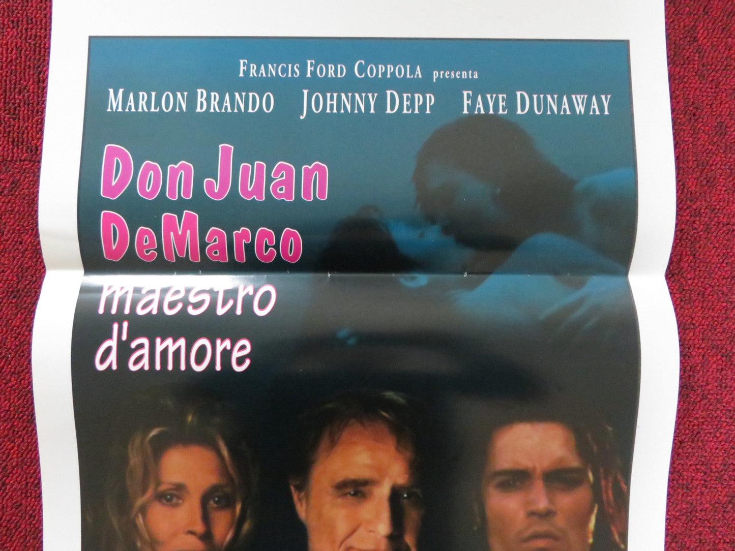 DON JUAN DEMARCO ITALIAN LOCANDINA POSTER MARLON BRANDO JOHNNY DEPP 1994 Rendezvous Cinema Movie posters