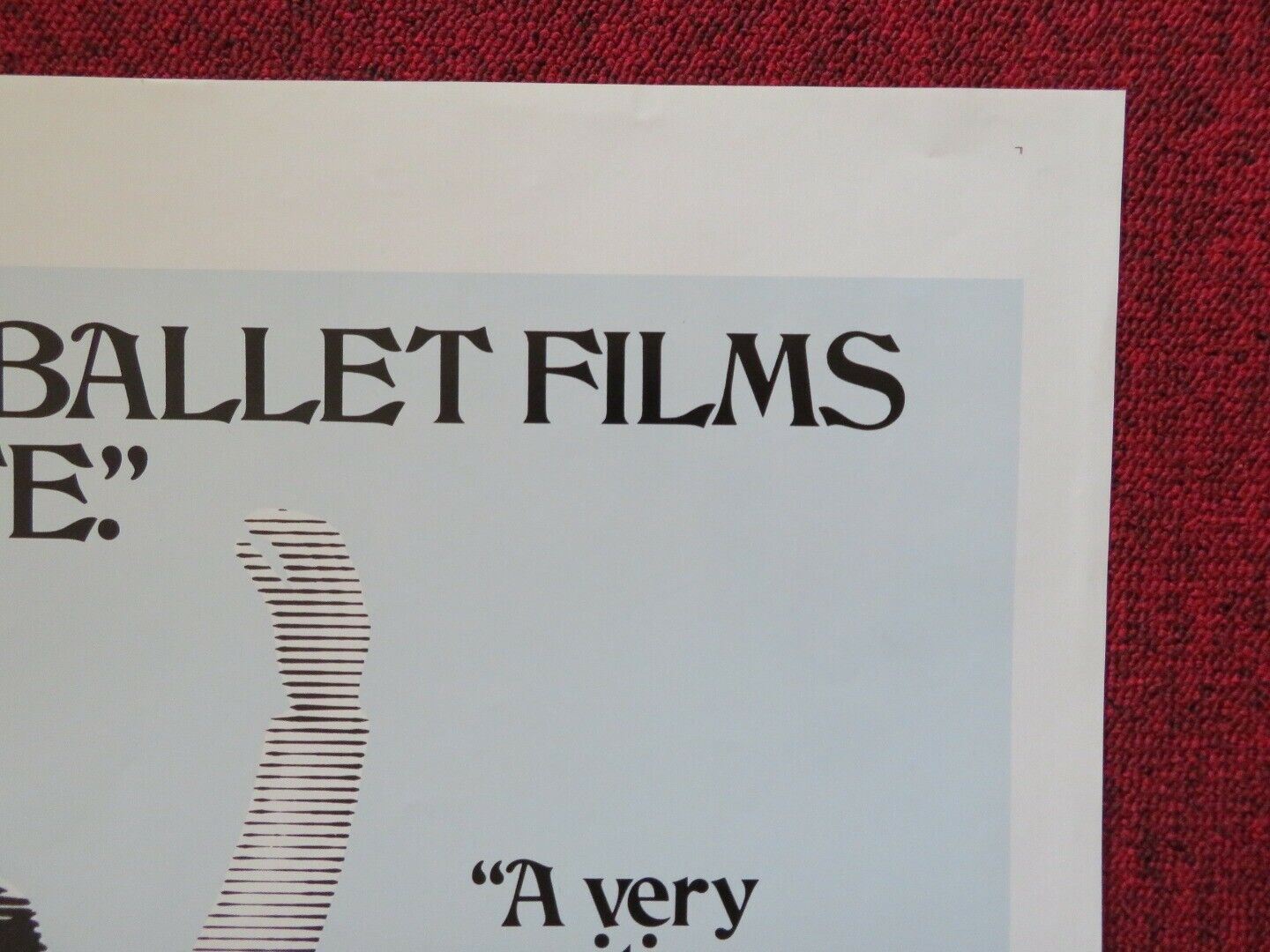 DON QUIXOTE FOLDED US ONE SHEET POSTER RUDOLF NUREYEV 1973 Movie posters