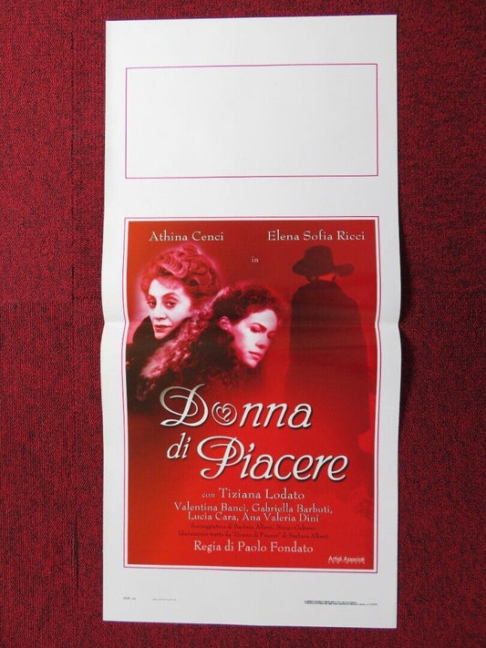 DONNA DI PIACERE ITALIAN LOCANDINA (27.5"x13") POSTER ANTINI CNECI 1998 Movie posters