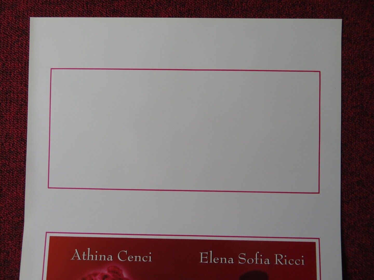 DONNA DI PIACERE ITALIAN LOCANDINA (27.5"x13") POSTER ANTINI CNECI 1998 Movie posters