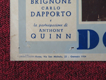 DONNE PROIBITE / ANGELS OF DARKNESS ITALIAN FOTOBUSTA POSTER LINDA DARNELL 1954 Movie posters