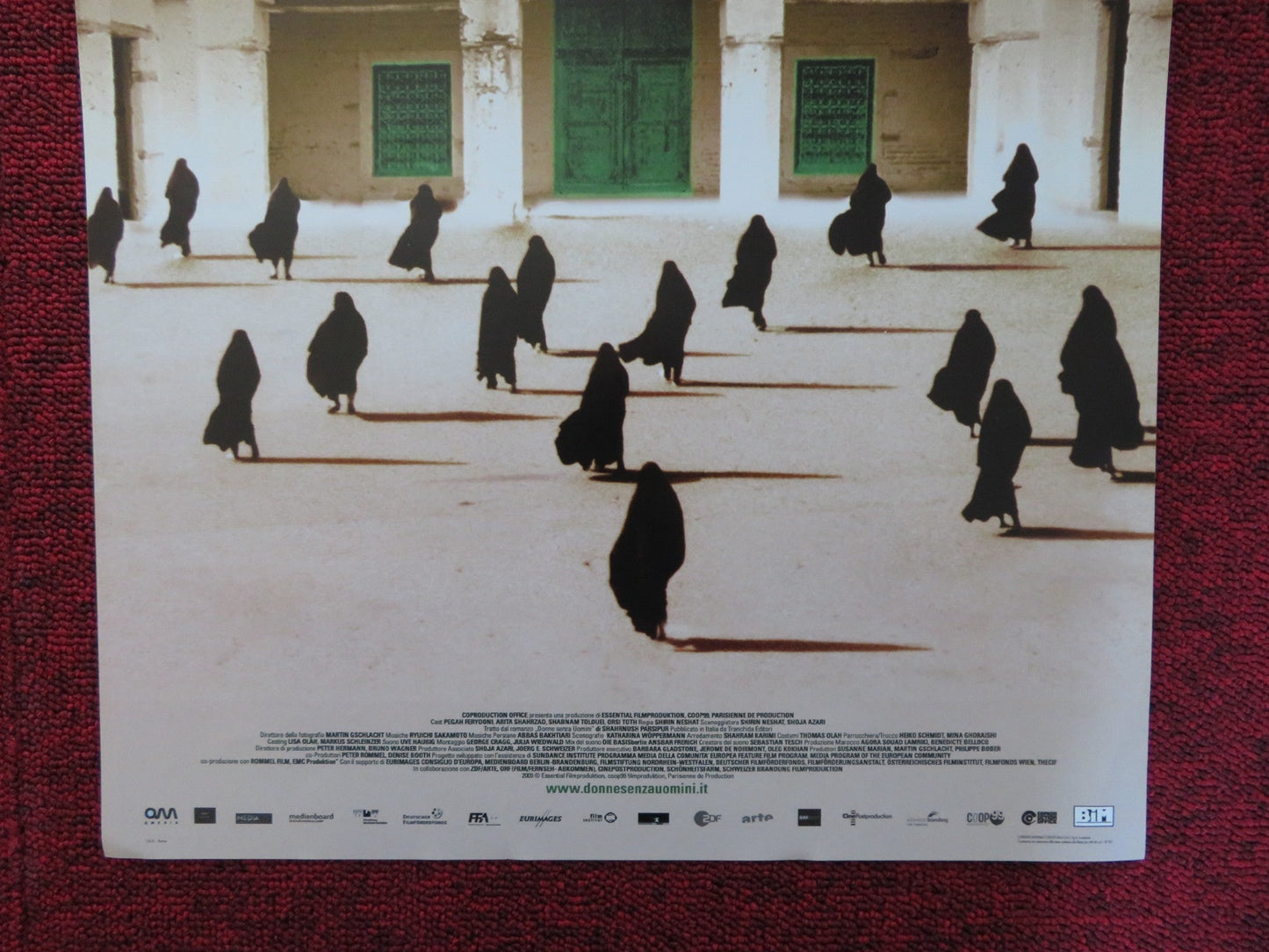 DONNE SENZA UOMINI ITALIAN LOCANDINA POSTER SHABNAM TOLOUI PEGAH FERYDONI 2009 Rendezvous Cinema Movie posters
