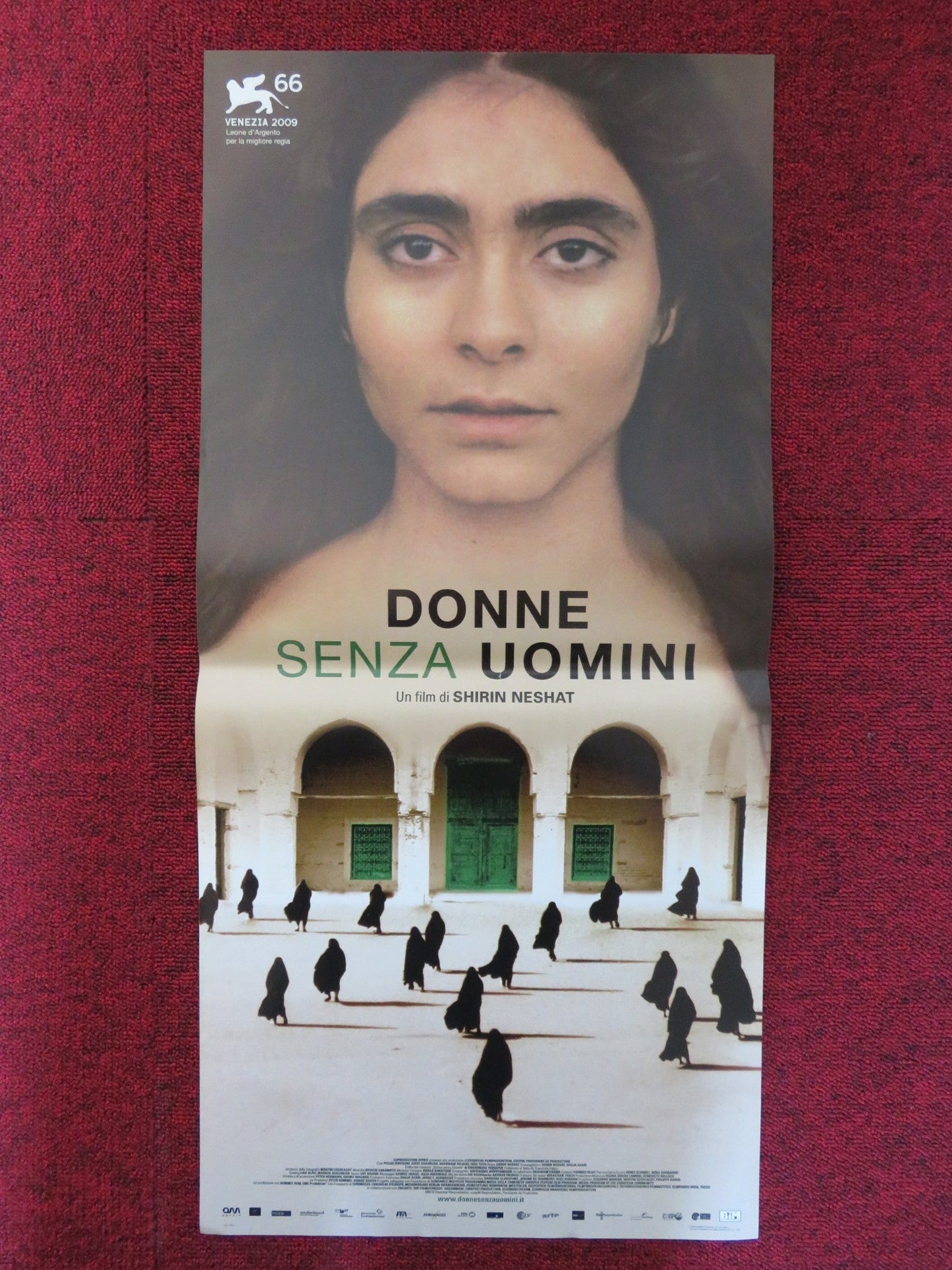 DONNE SENZA UOMINI ITALIAN LOCANDINA POSTER SHABNAM TOLOUI PEGAH FERYDONI 2009 Rendezvous Cinema Movie posters