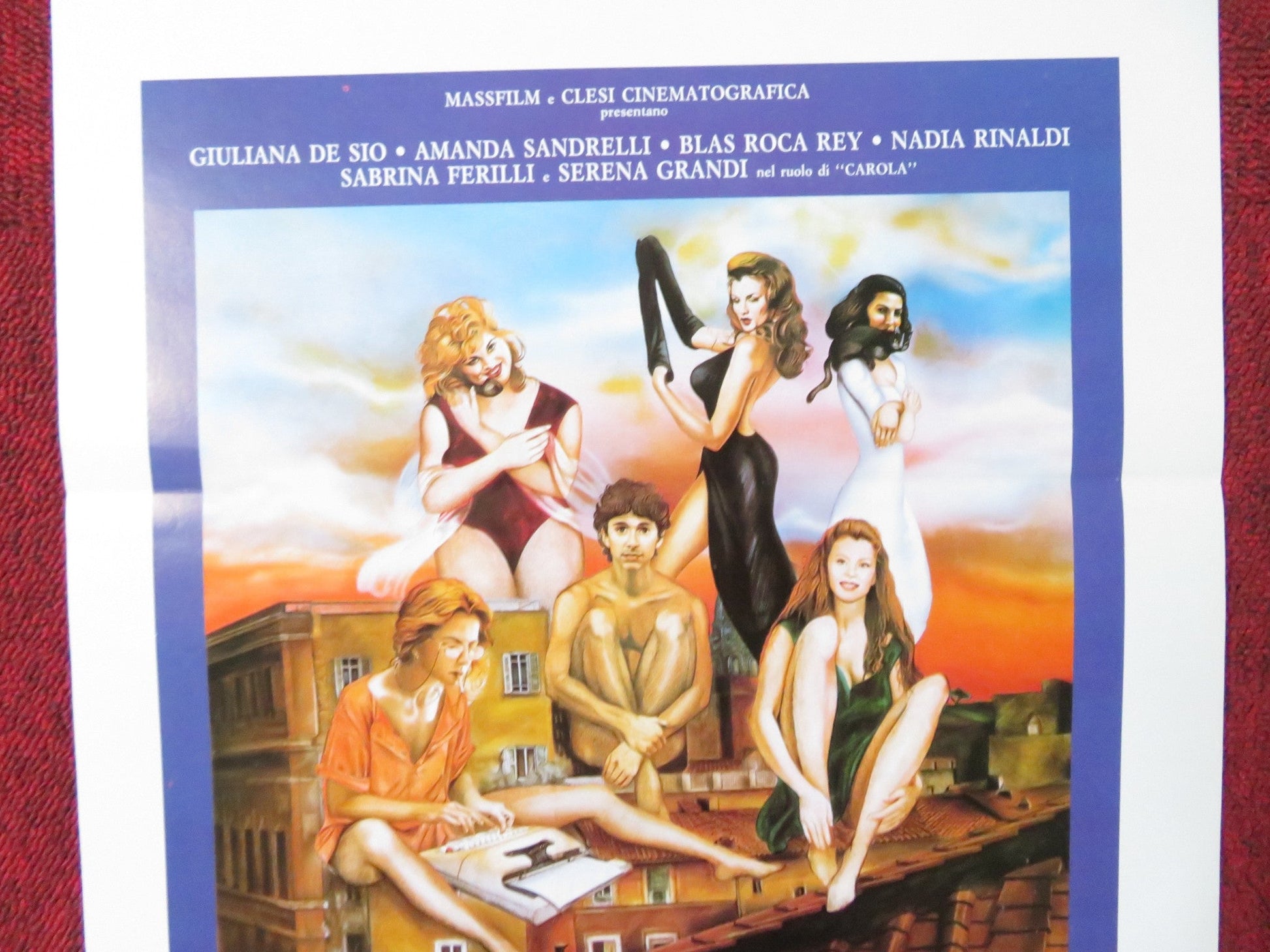 DONNE SOTTOTETTO ITALIAN LOCANDINA POSTER GIULIANO DE SIO AMANDA SANDRELLI 1992 Rendezvous Cinema Movie posters