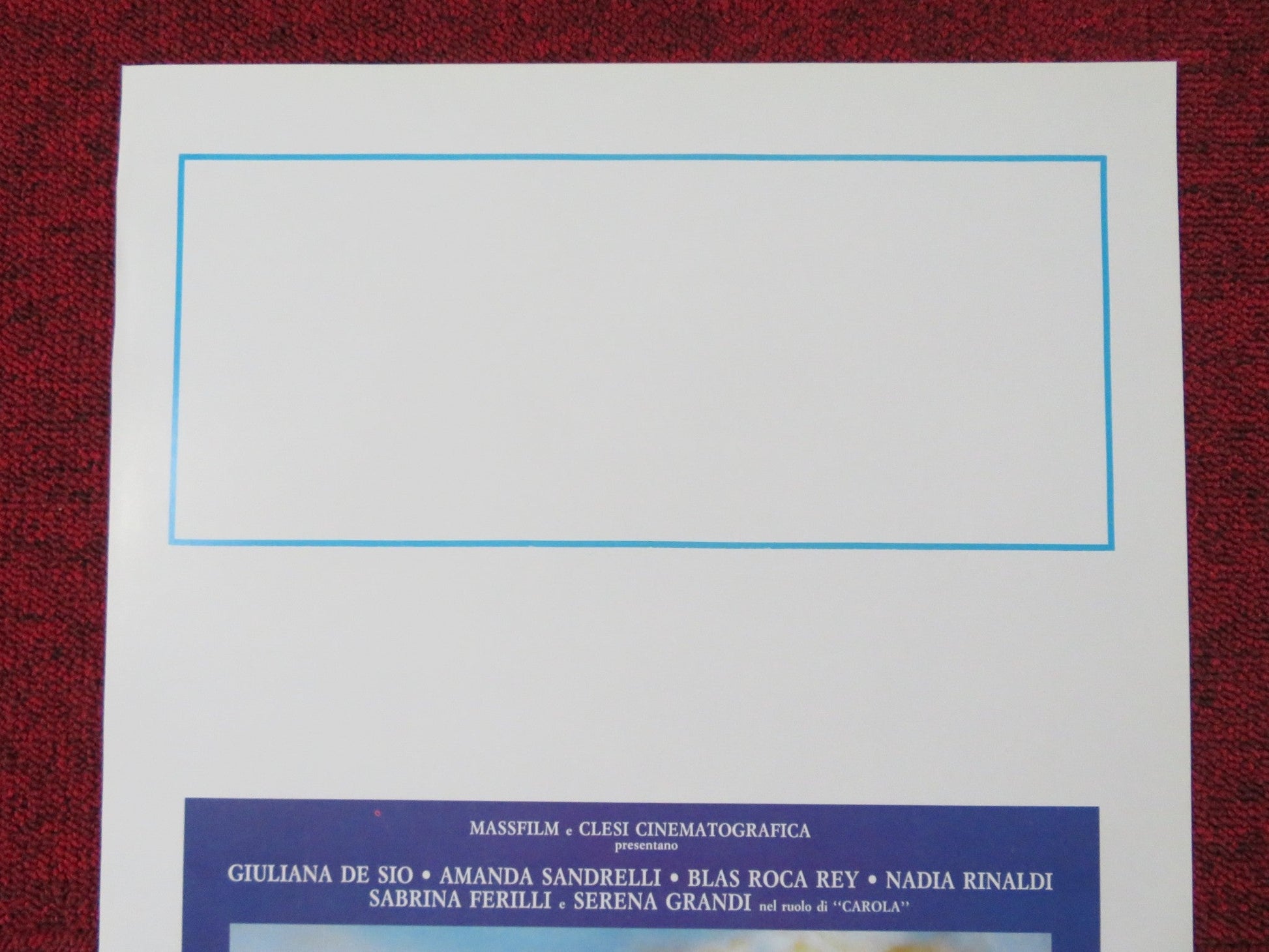 DONNE SOTTOTETTO ITALIAN LOCANDINA POSTER GIULIANO DE SIO AMANDA SANDRELLI 1992 Rendezvous Cinema Movie posters