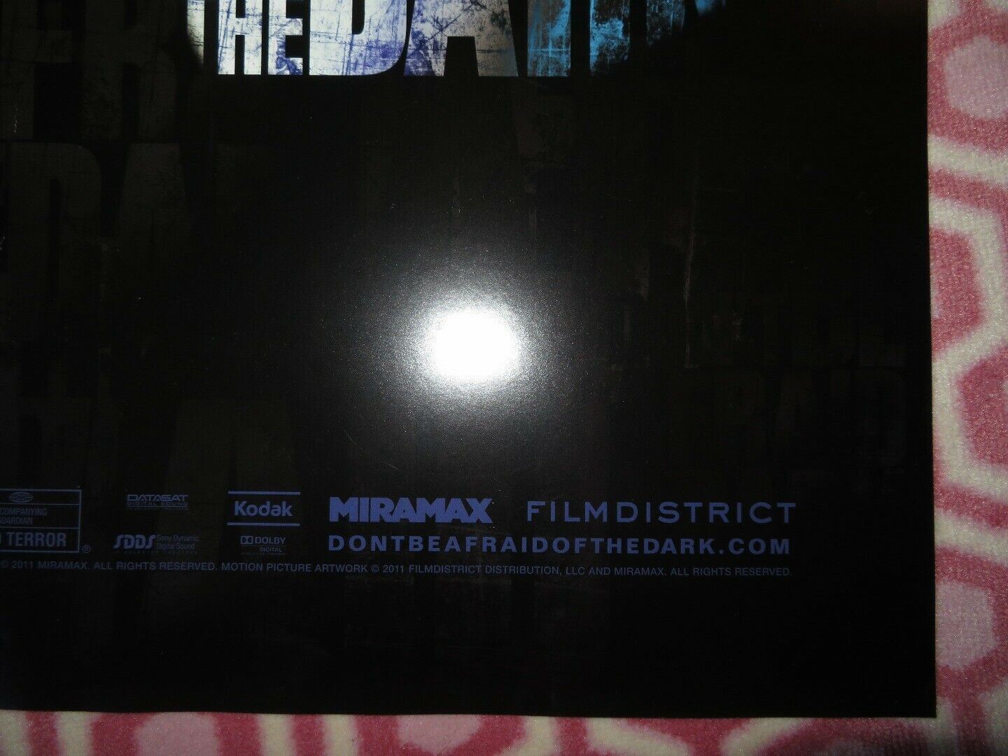 DON'T BE AFRAID OF THE DARK US ONE SHEET ROLLED POSTER GUILLERMO DEL TORO 2010 Movie posters