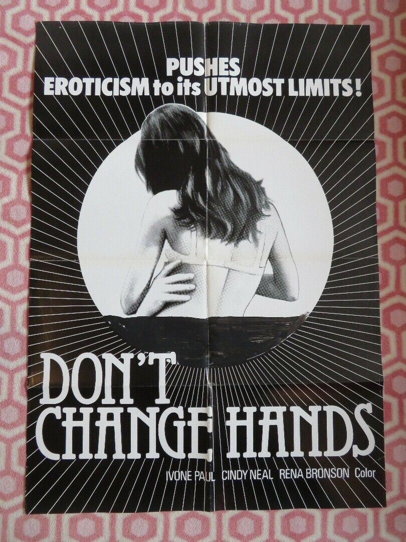 DON'T CHANGE HANDS / Fornicon US ONE SHEET POSTER IVONE PAUL CINDY NEAL 1971 Rendezvous Cinema Movie posters