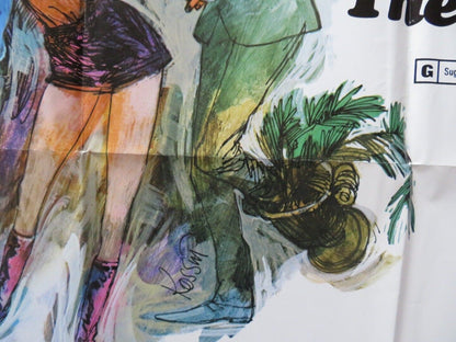 DON'T DRINK THE WATER FOLDED US ONE SHEET POSTER JACKIE GLEASON E. PARSONS 1969 Movie posters