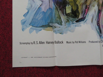 DON'T DRINK THE WATER FOLDED US ONE SHEET POSTER JACKIE GLEASON E. PARSONS 1969 Movie posters