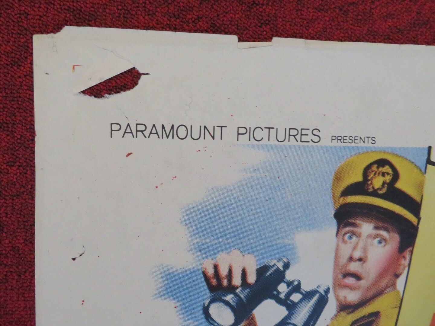 DON'T GIVE UP SHIP FOLDED US ONE SHEET POSTER JERRY LEWIS 1959 - Rendezvous Cinema