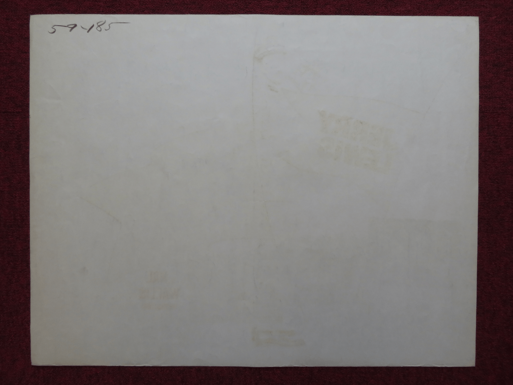 DON'T GIVE UP THE SHIP - STYLE A US HALF SHEET (22"x 28") POSTER JERRY LEWIS '59 Rendezvous Cinema Movie posters