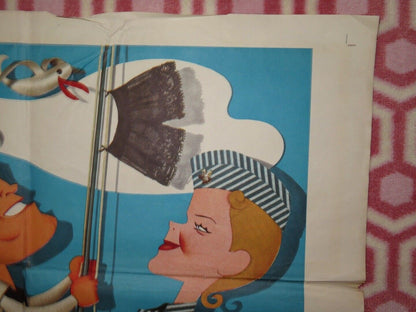 DON'T GO NEAR THE WATER FOLDED US ONE SHEET POSTER GLEEN FORD GIA SCALA 1957 Movie posters