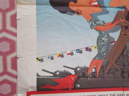 DON'T GO NEAR THE WATER FOLDED US ONE SHEET POSTER GLEEN FORD GIA SCALA 1957 Movie posters