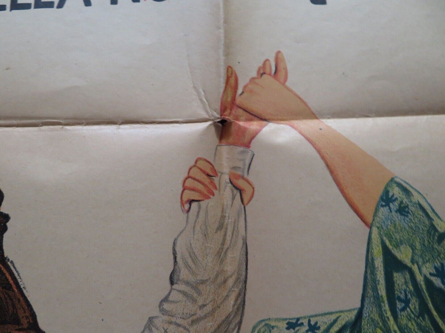 DON'T JUST STAND THERE FOLDED ARGENTINA ONE SHEET POSTER ROBERT WAGNER MARY 1968 Movie posters