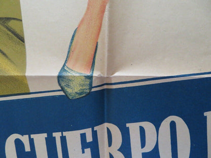 DON'T JUST STAND THERE FOLDED ARGENTINA ONE SHEET POSTER ROBERT WAGNER MARY 1968 Movie posters