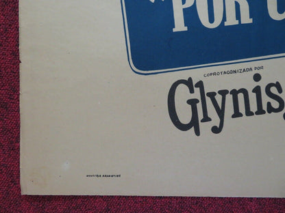 DON'T JUST STAND THERE FOLDED ARGENTINA ONE SHEET POSTER ROBERT WAGNER MARY 1968 Movie posters