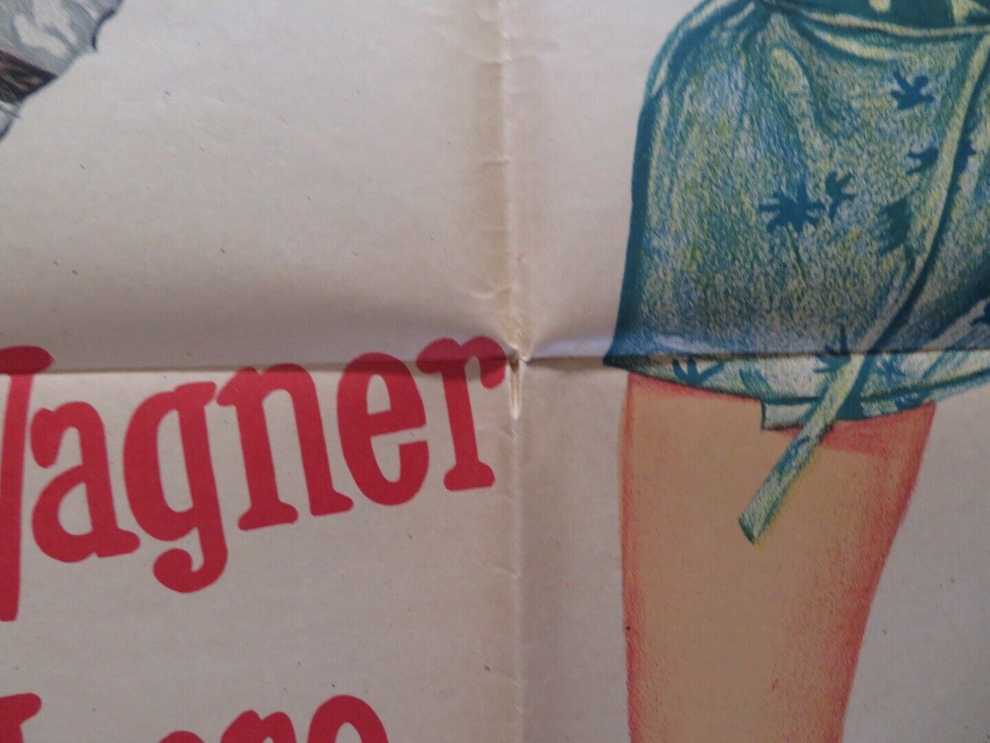 DON'T JUST STAND THERE FOLDED ARGENTINA ONE SHEET POSTER ROBERT WAGNER MARY 1968 Movie posters