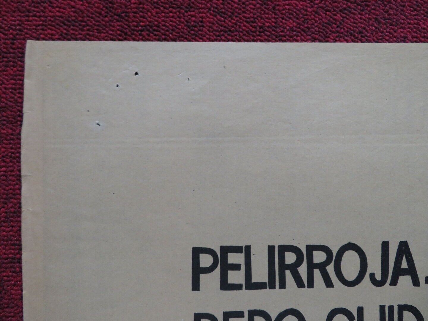 DON'T JUST STAND THERE FOLDED ARGENTINA ONE SHEET POSTER ROBERT WAGNER MARY 1968 Movie posters