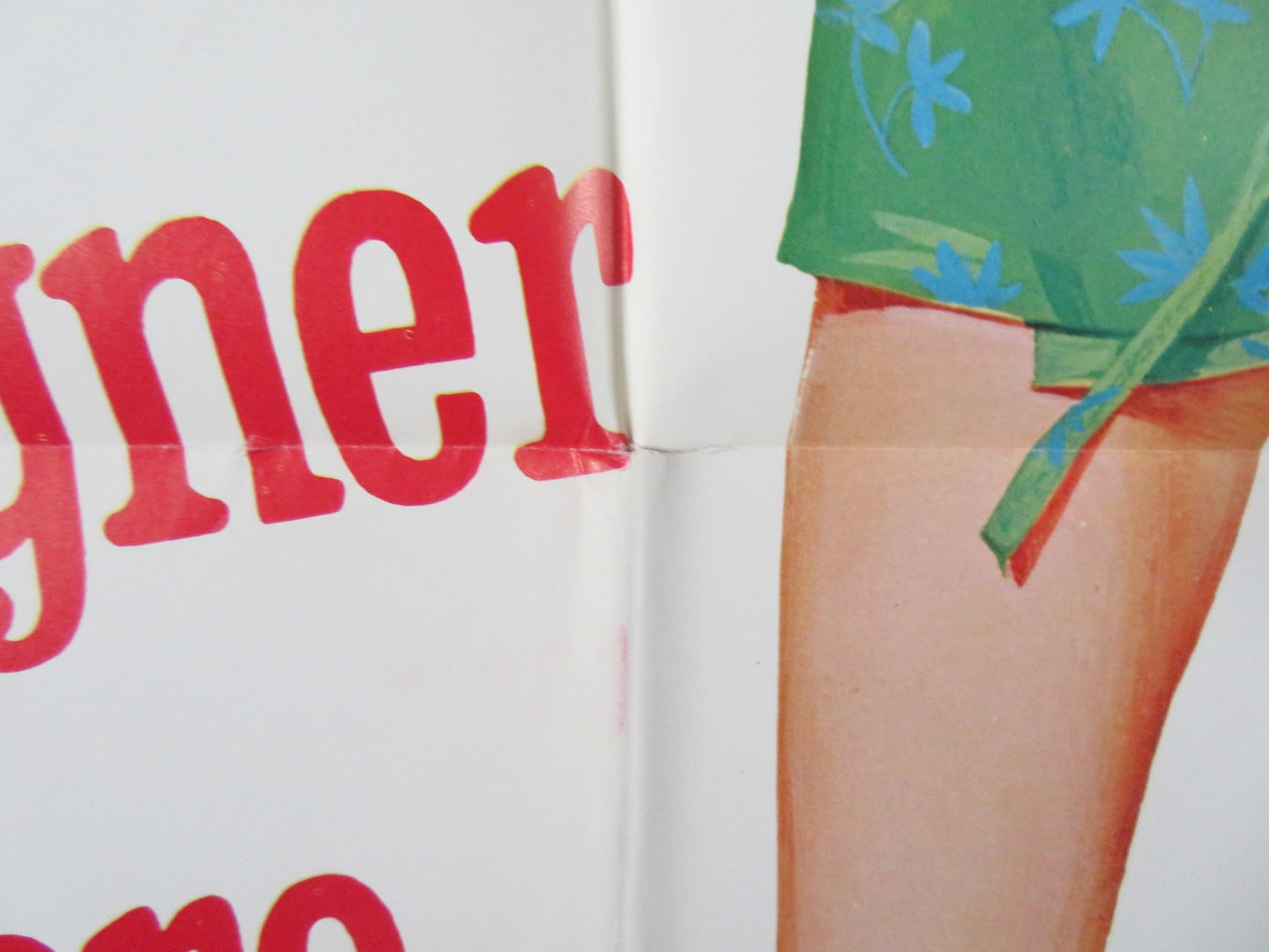 DON'T JUST STAND THERE FOLDED US ONE SHEET POSTER R. WAGNER GLYNIS JOHNS 1968 Rendezvous Cinema Movie posters