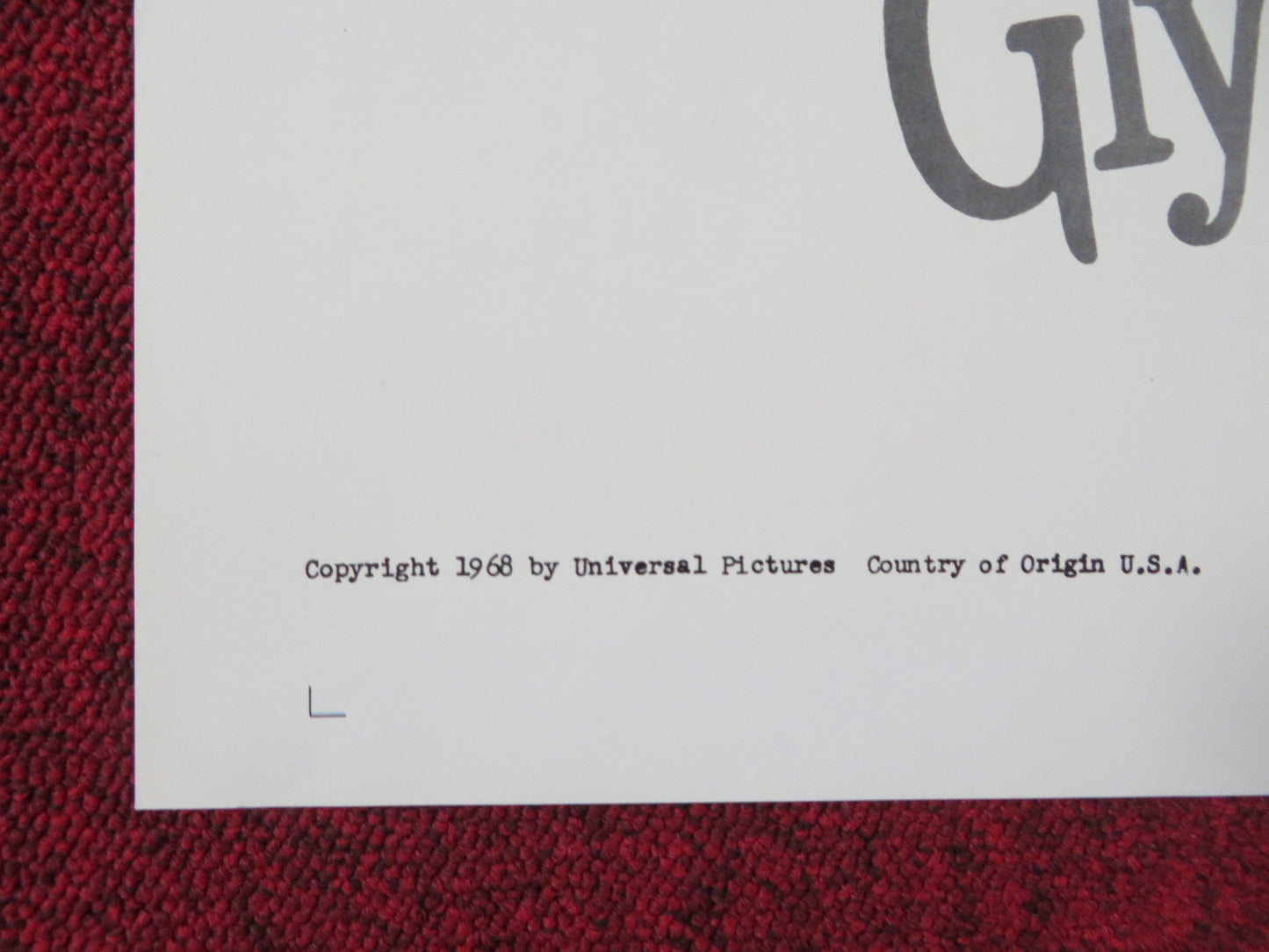 DON'T JUST STAND THERE FOLDED US ONE SHEET POSTER R. WAGNER GLYNIS JOHNS 1968 Rendezvous Cinema Movie posters