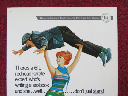 DON'T JUST STAND THERE US INSERT (14"x 36") POSTER R. WAGNER TYLER MOORE 1968 Rendezvous Cinema Movie posters